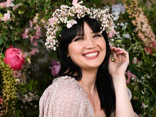 Flower Power: Daisy Lowe teams up with Three UK to mark the royal return of the flower crown image