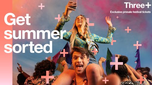 Jump the queue for next summer’s biggest festivals, with Three image