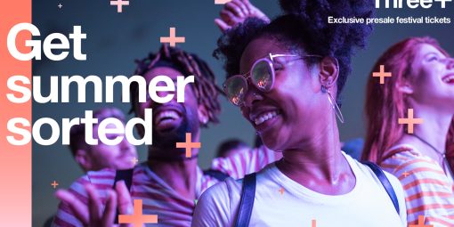 Jump the queue for next summer’s biggest festivals, with Three image
