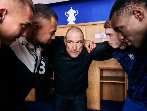 Hollywood Hardman Vinnie Jones Bursts in on Team Talk… And He’s Got a Message image