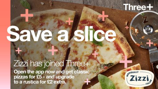 Dough-y deal: Meal at Zizzi for just £5? Thanks, Three UK image