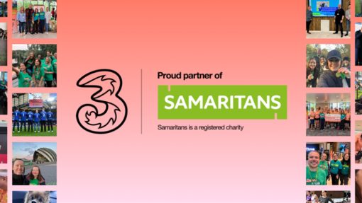 Making Connections Matter: Three UK and Samaritans partnership extended until April 2026 image