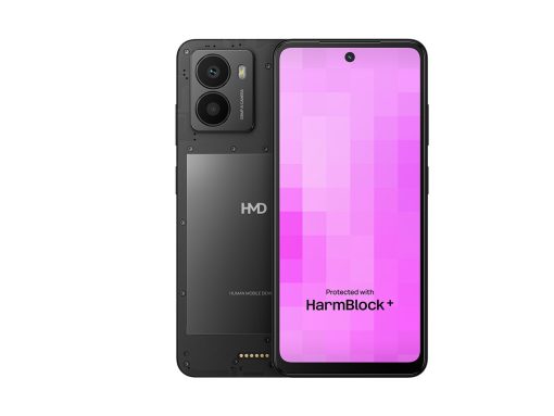The HMD Fuse protected with HarmBlock+ available on Three UK image
