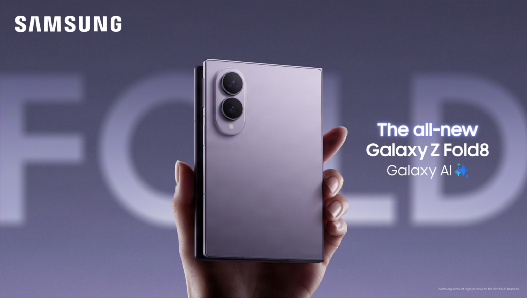 Samsung Galaxy Z Fold8 promotional image.