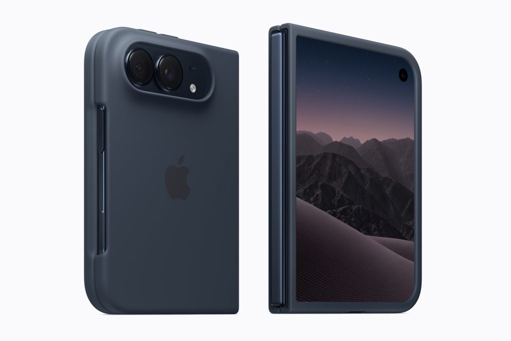 Side by side shots of the front and back of Apple iPhone Duo.